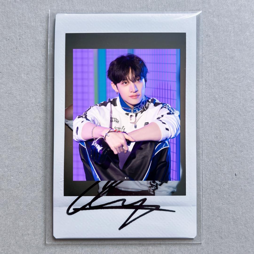 straykids 直筆サイン入り チェキ バンチャン ポップアップ - メルカリ