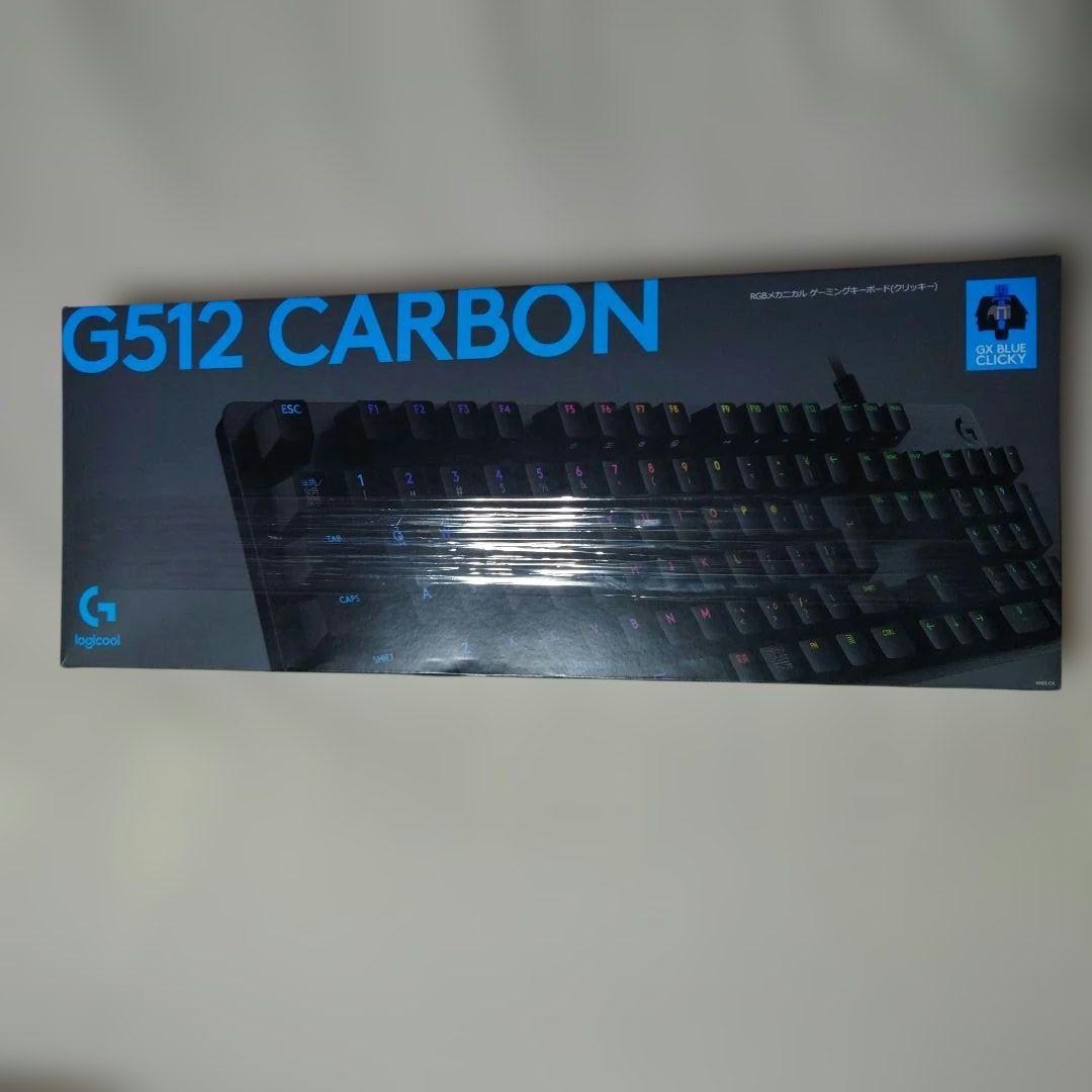 G512 CARBON RGBキーボード GX BLUE 新品未開封 ゲーミングキーボード GX Blue G512-CK [有線 /USB] Logicool
