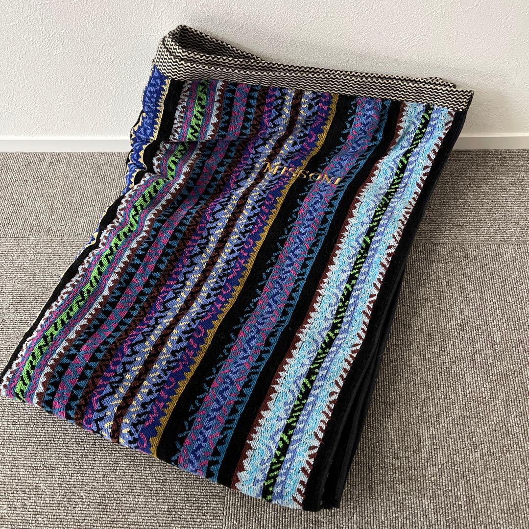 MISSONI】ミッソーニ タオルケット✨ストリシア柄 - メルカリ