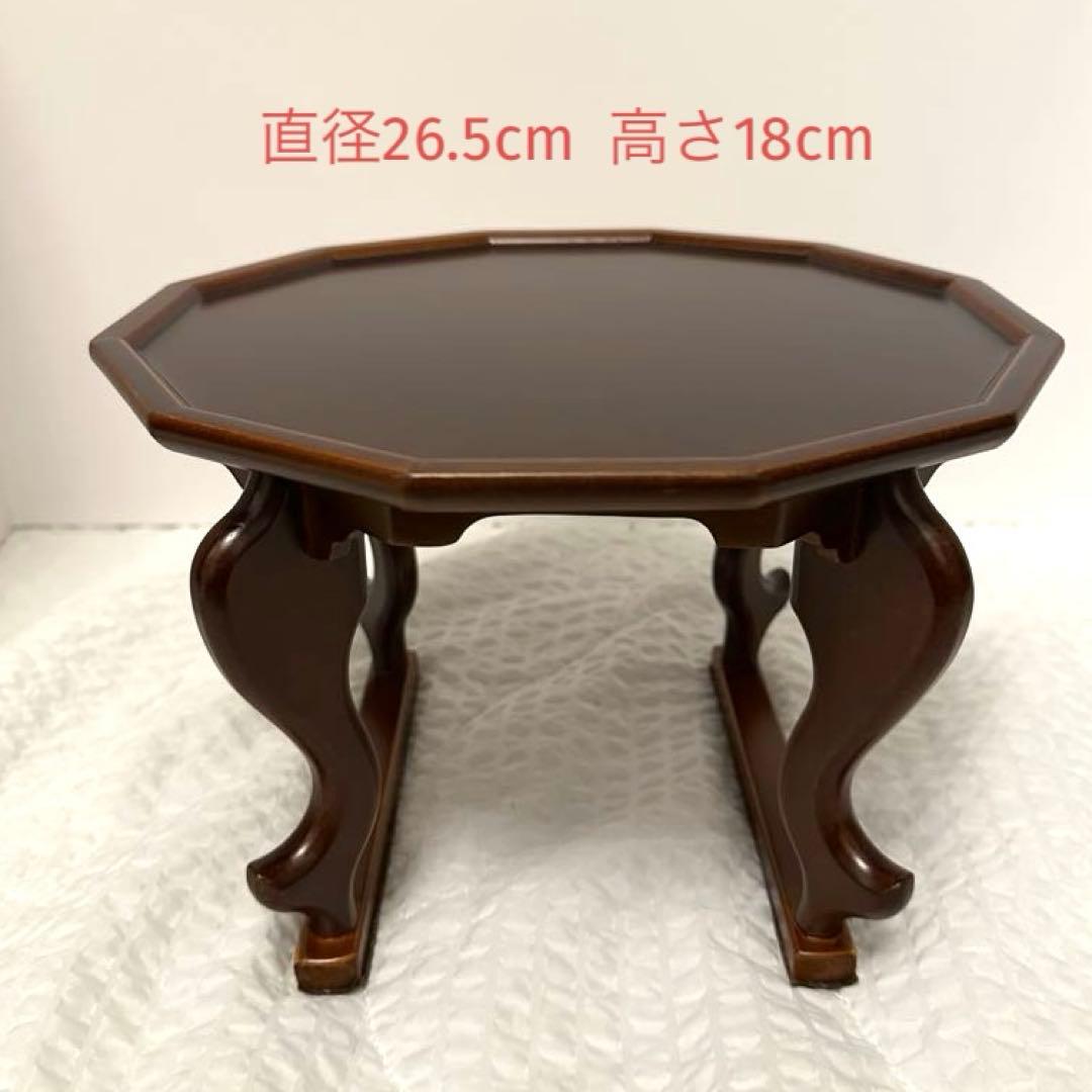 韓国ソバン(小盤) 12角　虎足盤　アンティーク調　新品　李朝　漆塗ミニテーブル 小ぶりの韓国ソバン - 虎足盤 | gallery & boutique 雪月花