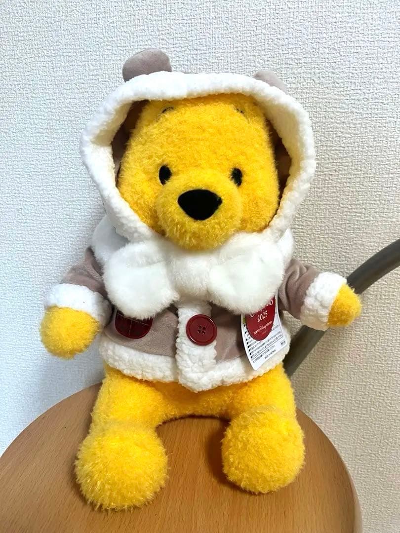 プーさん ぬいぐるみ クリスマス ディズニー 2025 くまのプー 新品
