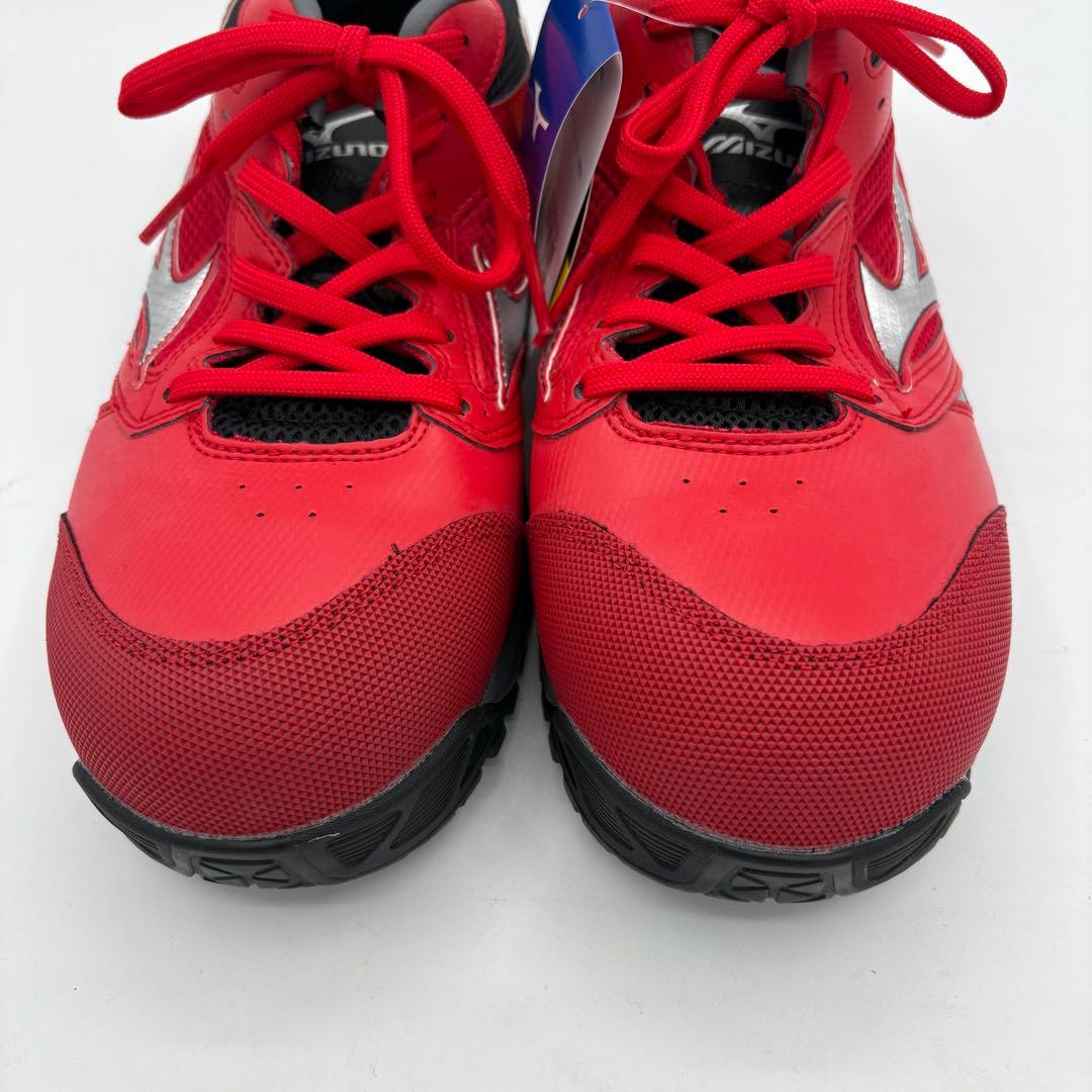 【新品】ミズノ　【26.5cm 3E】　安全靴　オールマイティLS レッド