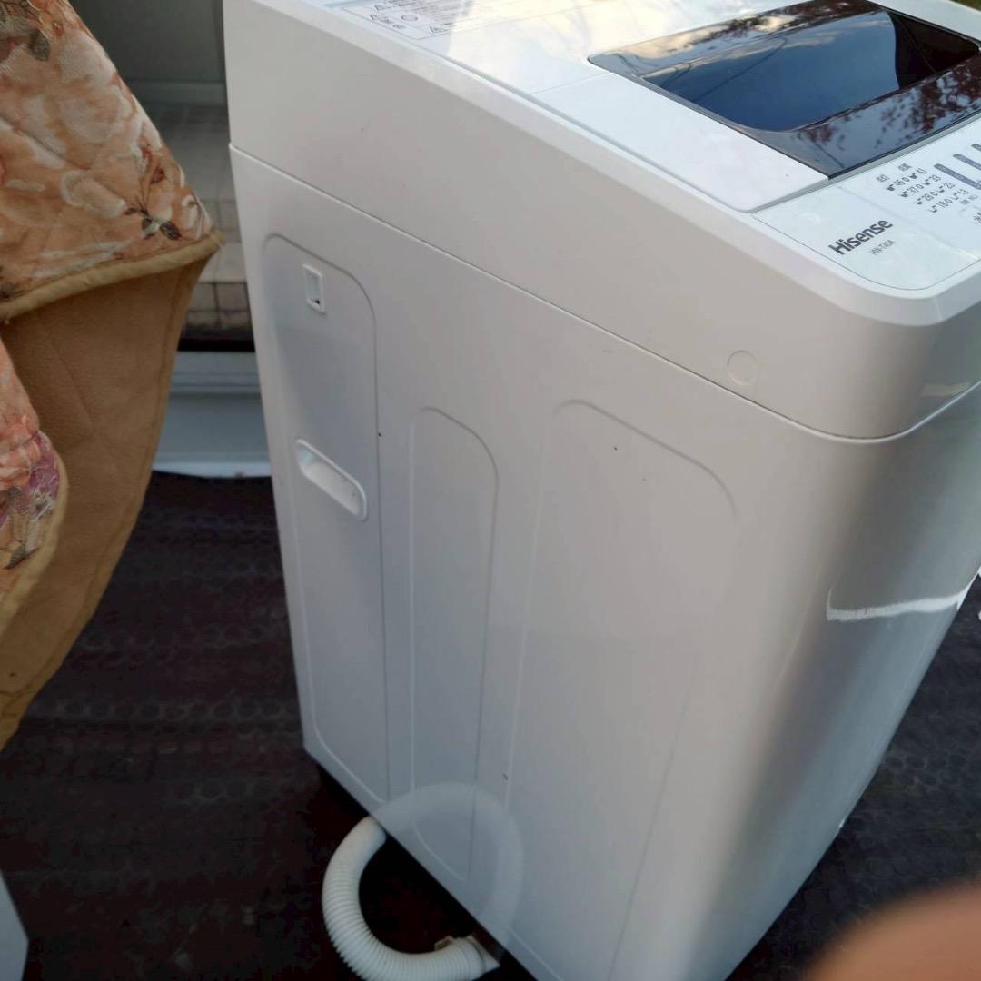 【美品】ハイセンス 4.5kg 洗濯機 風乾燥 2018年製 全国送料無料