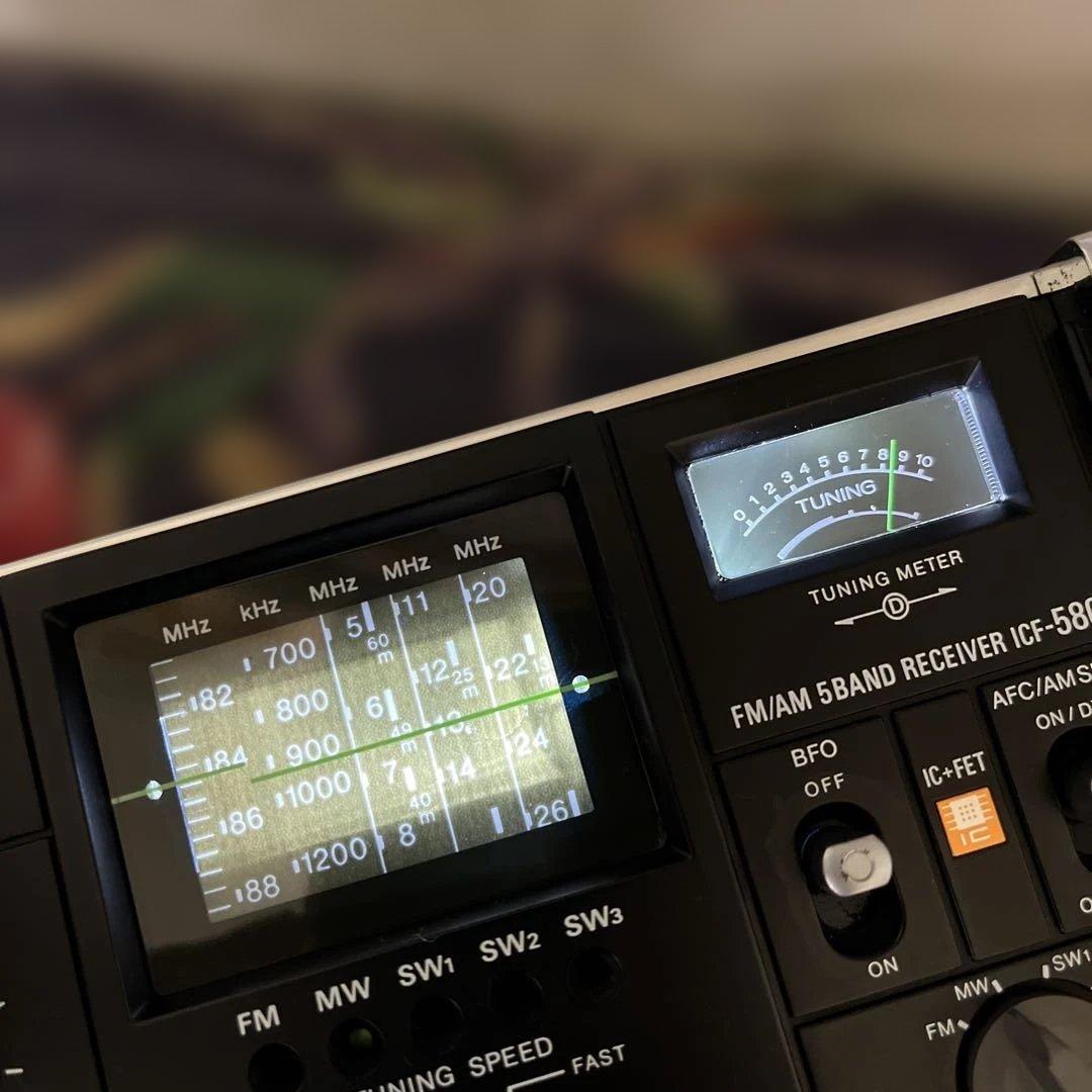 動作美品！○SONY スカイセンサ－ ICF5800 ○昭和のBCL傑作機！ - メルカリ