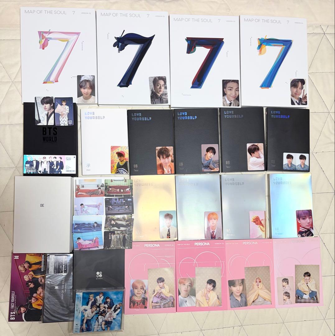 BTS CD 23点　まとめ売り　トレカ付き BTS CD10セットまとめ売り 開封品 バラ売り不可 - メルカリ