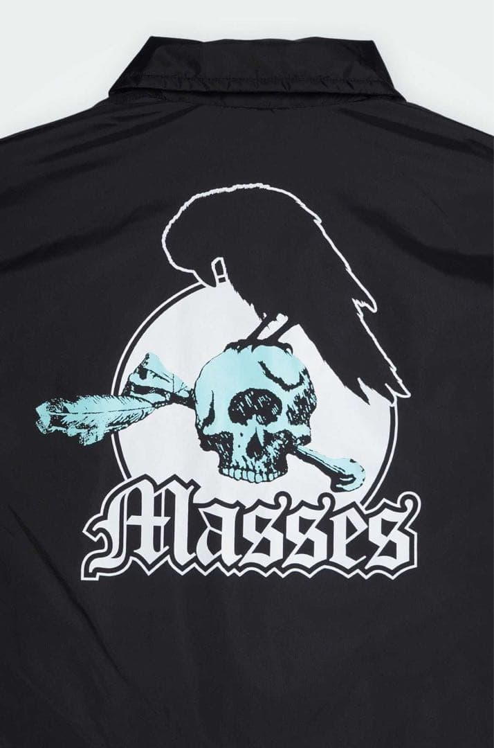 ジャケット・アウター MASSES NYLON JKT CROW \"BLACK\"