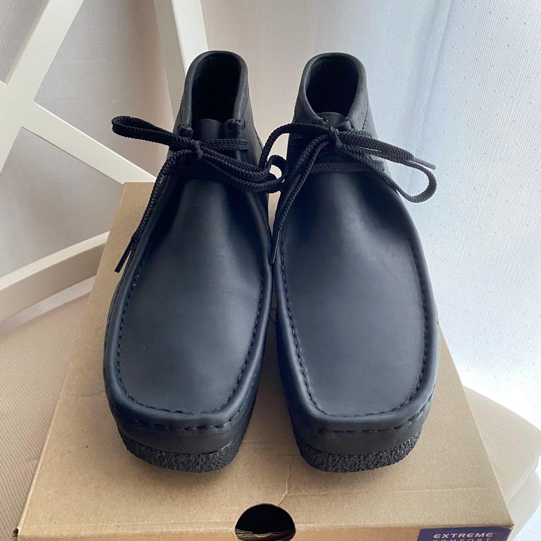 Clarks】クラークス シェイカーブーツ ワラビーブーツ ブラックレザー