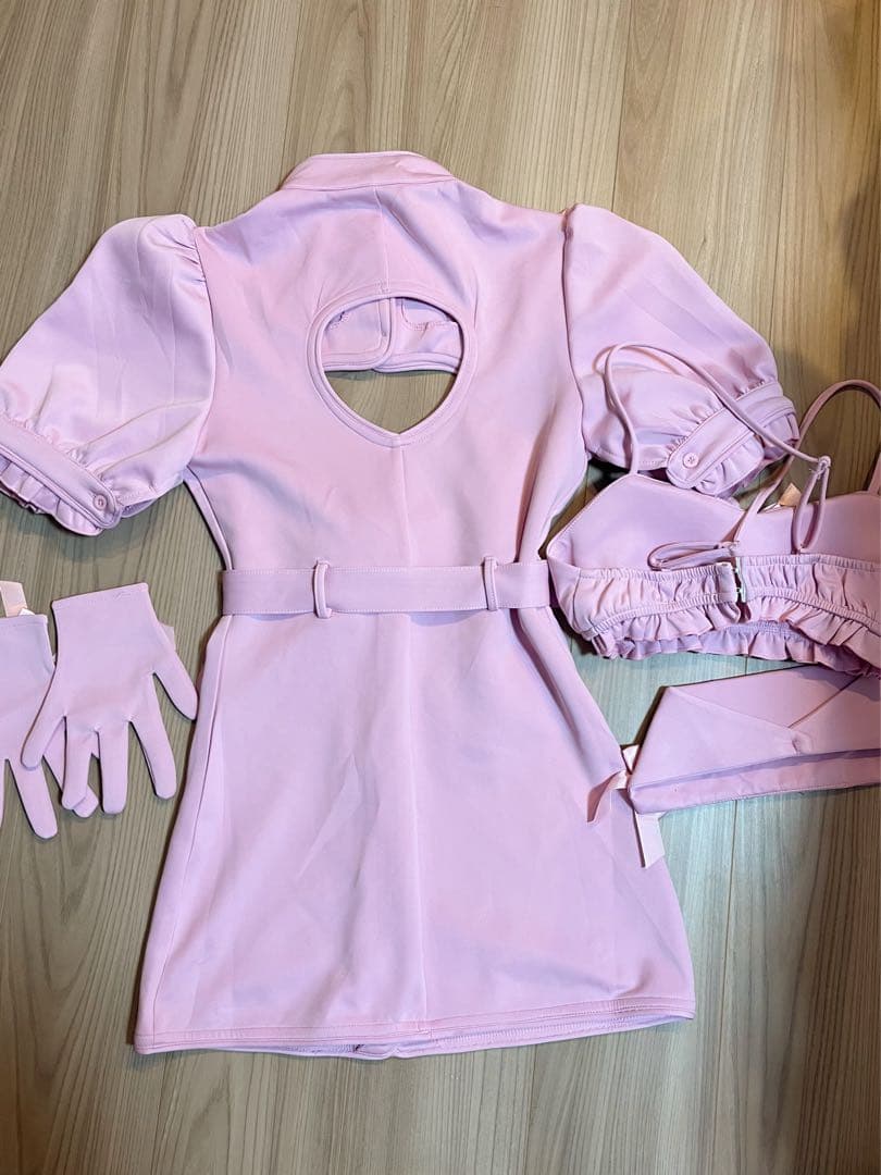 malymoon キャンディピンクナース《ハロウィンコスプレ6点セット》