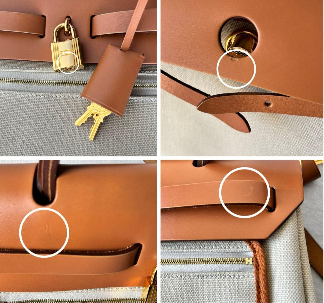 と*読様 エルメス エールバッグ ジップ31 U刻印 - メルカリ