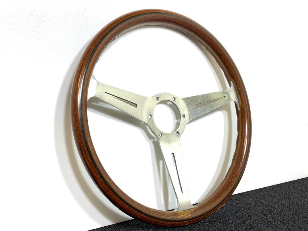 ナルディ クラシック 36.5Φ ウッド ステアリング ヴィンテージ 当時物