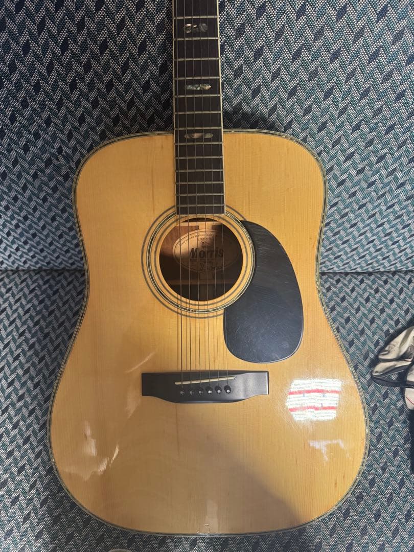 MORRIS アコースティックギター ケース付き Morris Morris F-1 モーリス アコースティックギター ギグバッグ付 8点