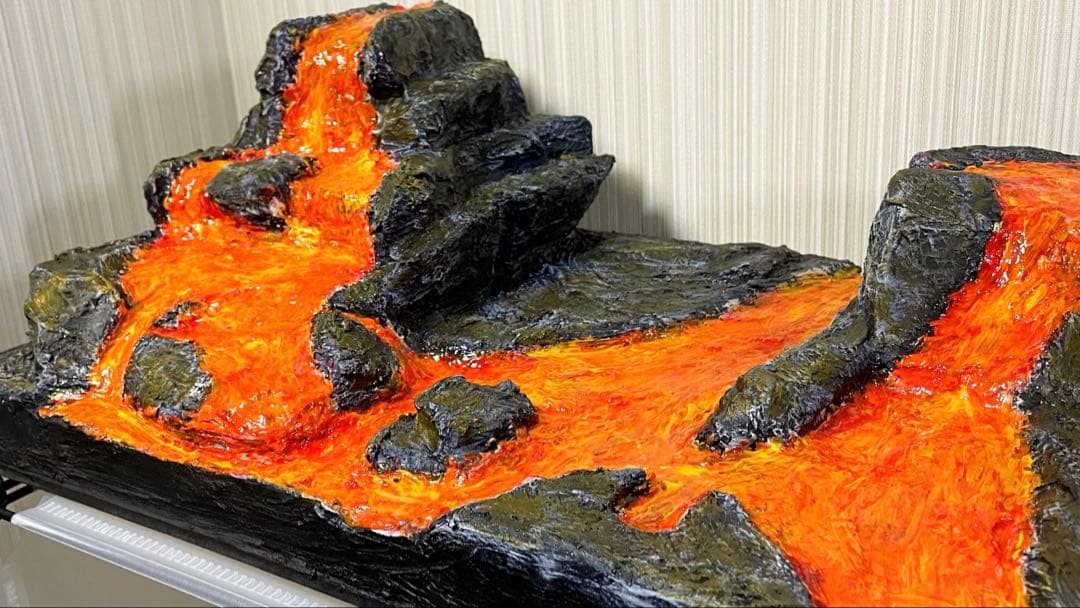 ジオラマベース 260201 火山 Diorama モンハン ガンプラ 台座 - メルカリ