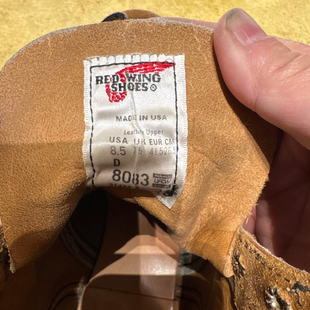 シ*ウ様 【極美品】レッドウィング 8083 アイアンレンジャー 8.5D 木村