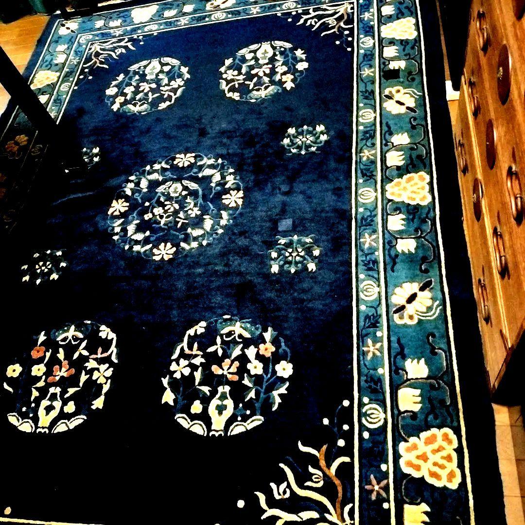 再再再お値下げ アンティーク絨毯 清朝 鍋島緞通 赤穂 Muni 265✕165