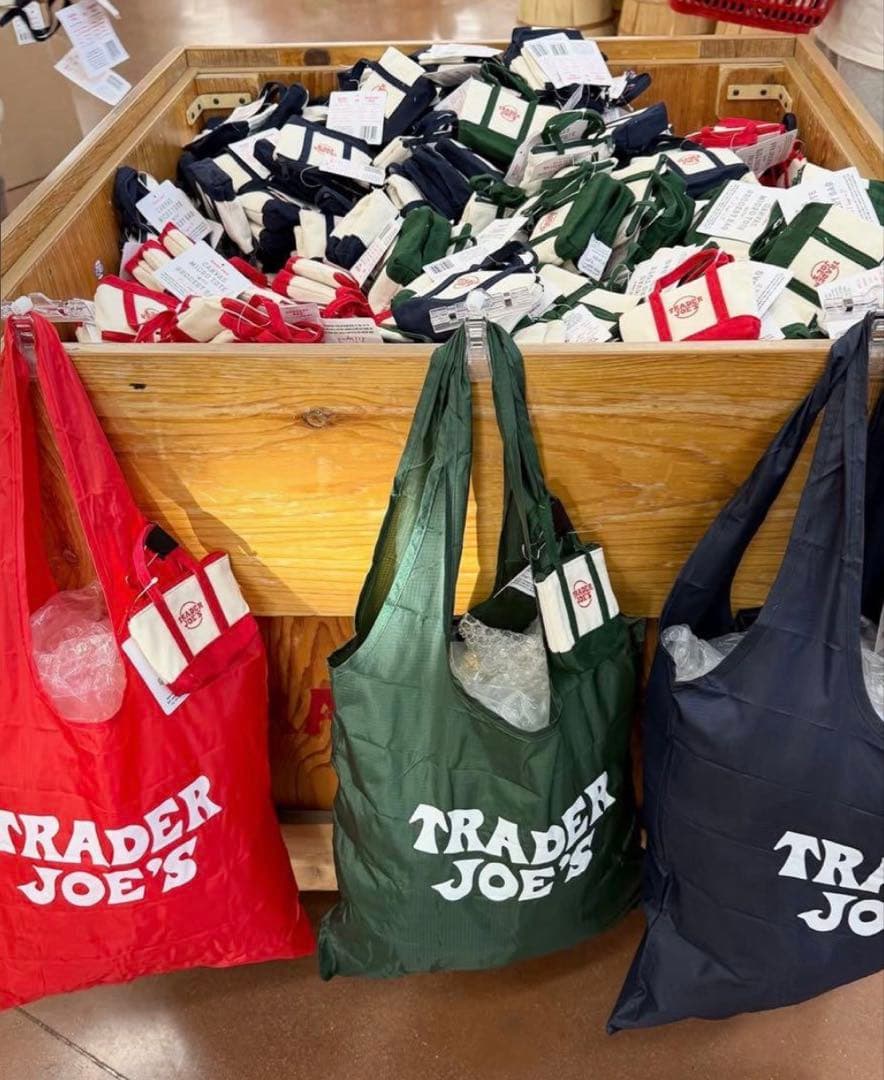 TRADER JOE'S ミニトートバッグ 3色セット - メルカリ