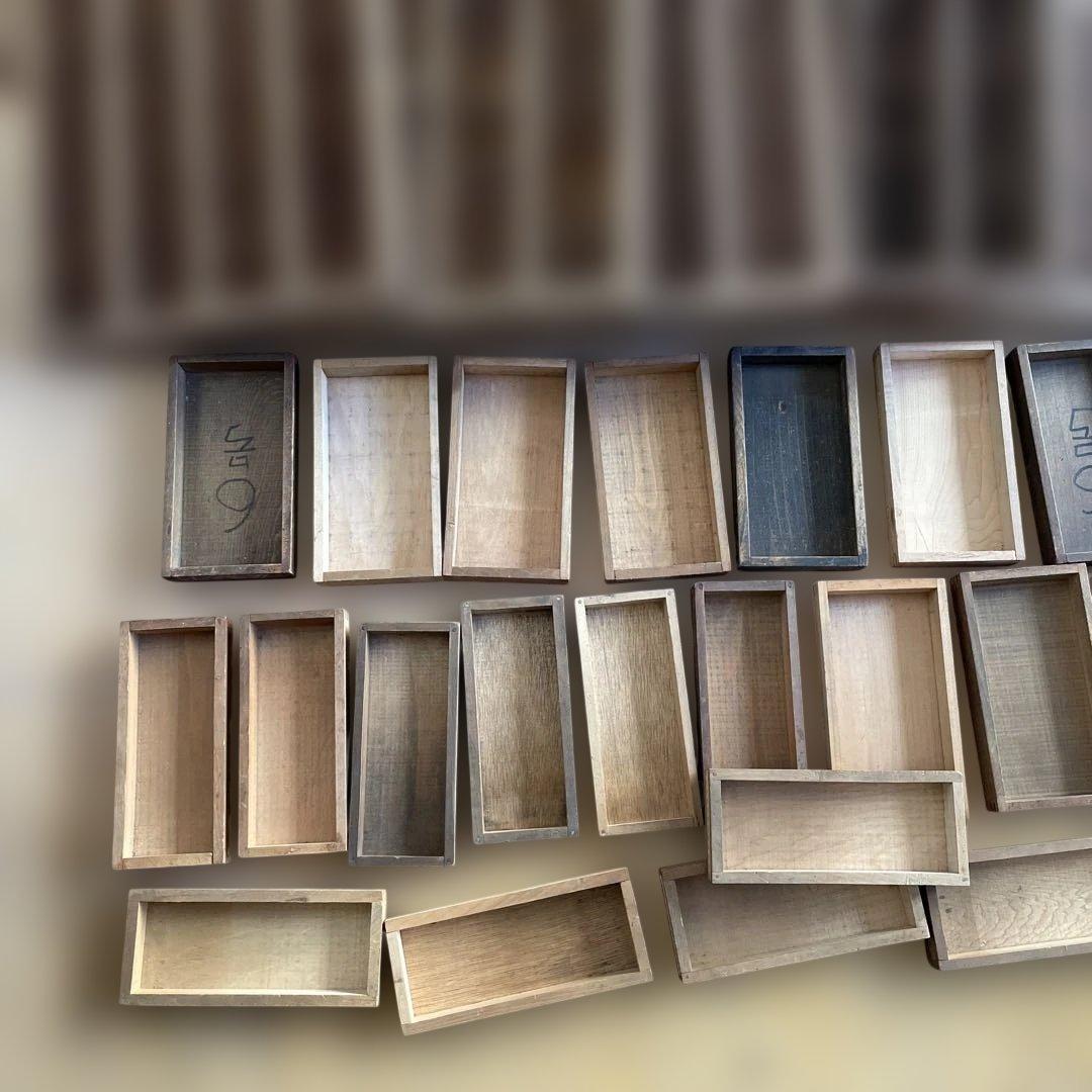 ゲリラセット】活版印刷所から出た木のもの 色々 50個くらい-7【活版