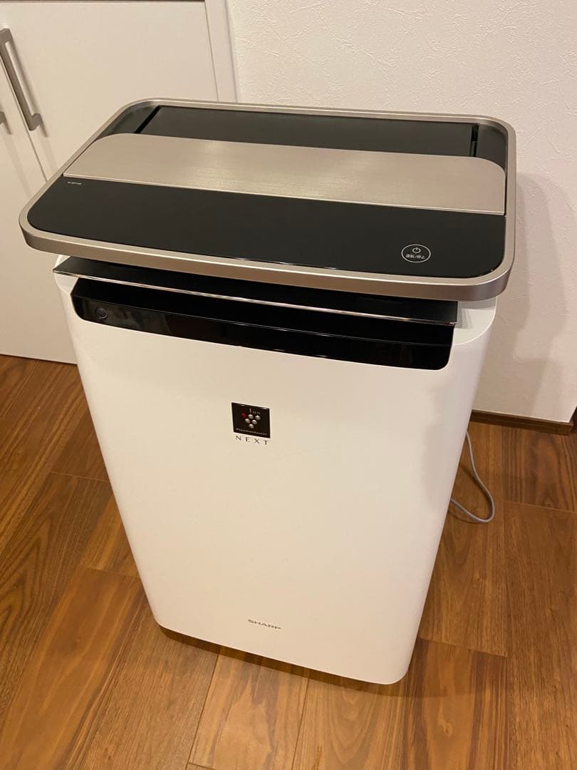 SHARP 加湿空気清浄機 KI-NP100-W SHARP KI-NP100-W ホワイト系 [加湿空気清浄機 (空清46畳/加湿41畳まで