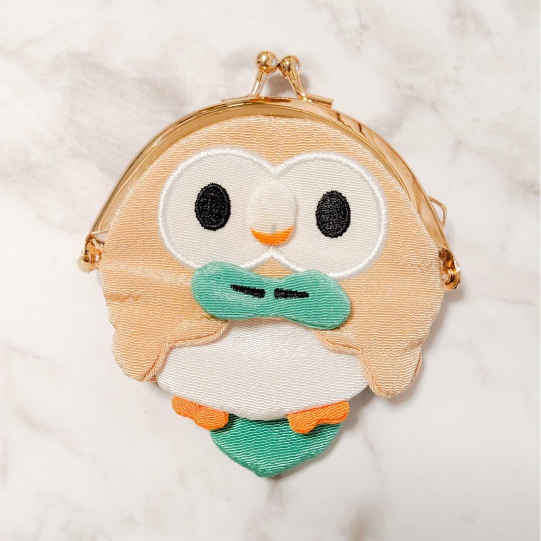 ポケモンセンターオリジナル モクロー みにがま口財布 チャーム付