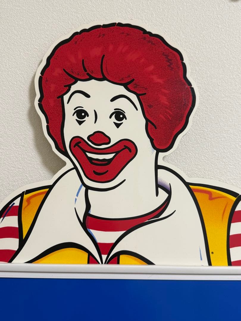 マクドナルド ドナルド パネル ディスプレイ 非売品 看板 ビンテージ