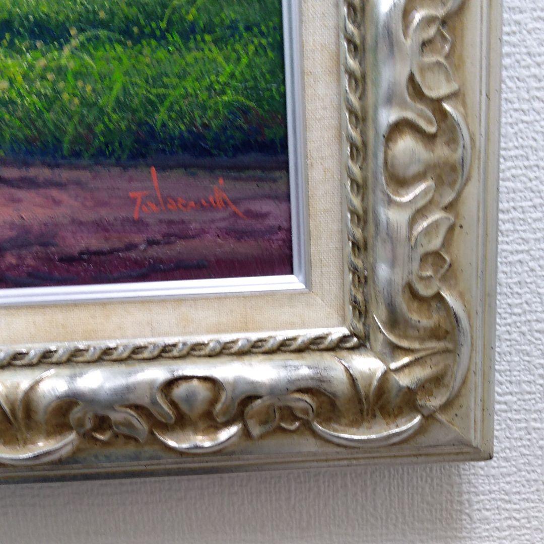 肉質油絵 横 F12号 桜の並木 - メルカリ