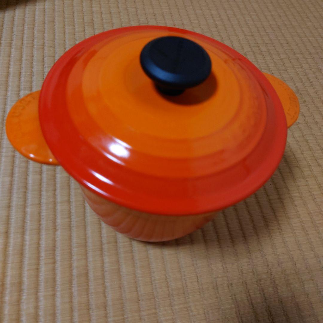 LE CREUSET ココットエブリィ18オレンジ - メルカリ