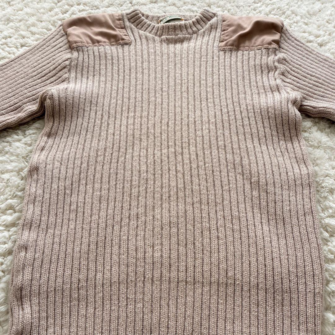 美品80sコマンドセーター L.L.Bean ニット M バーズアイ ミリタリー
