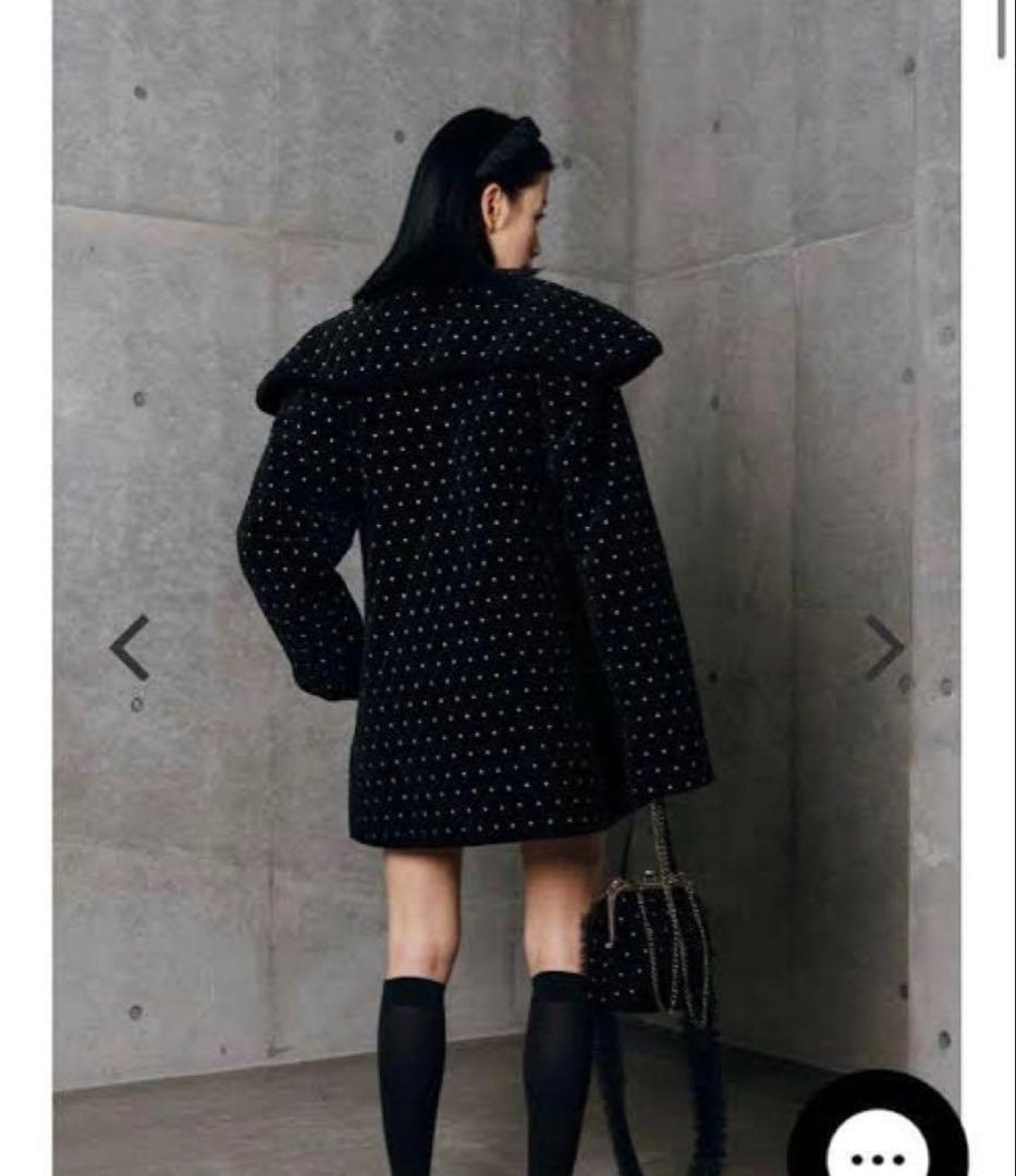 bibiy ODETTE COAT ドットコート - メルカリ