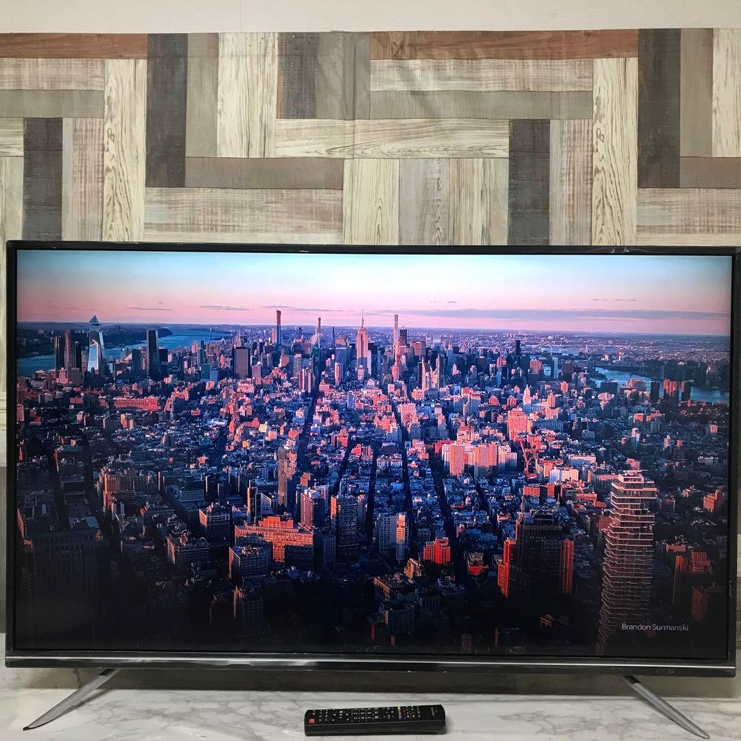 即日受渡❣️全国送料込 グリーンハウス49型、高性能東芝LSI搭載4k液晶