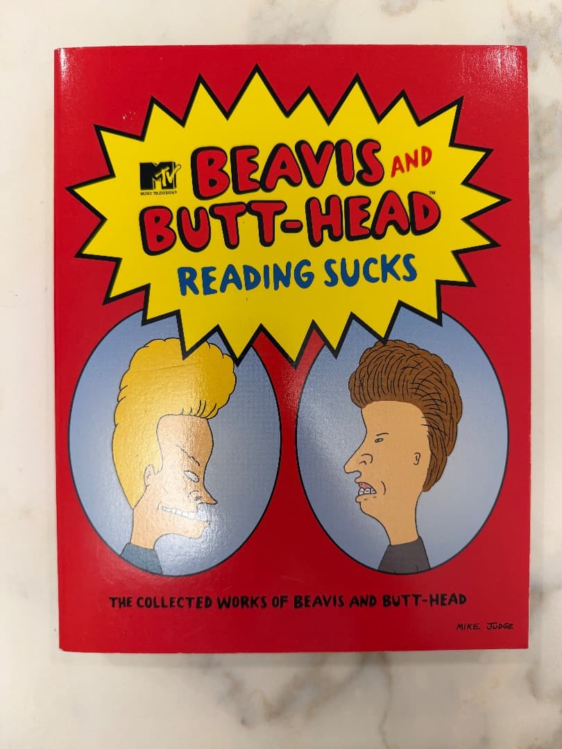 BEAVIS AND BUTT-HEAD READING SUCKS - メルカリ
