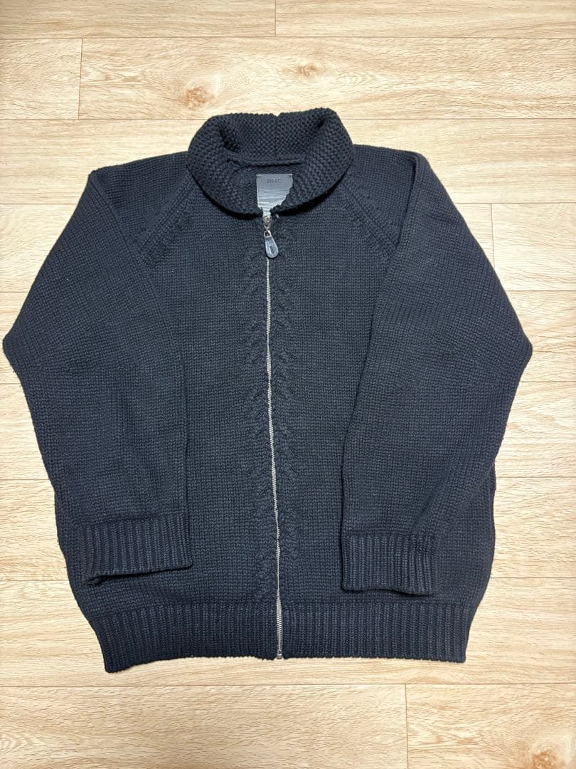 RHC ウールカシミア カウチンニット カーディガン定価58300円 - メルカリ