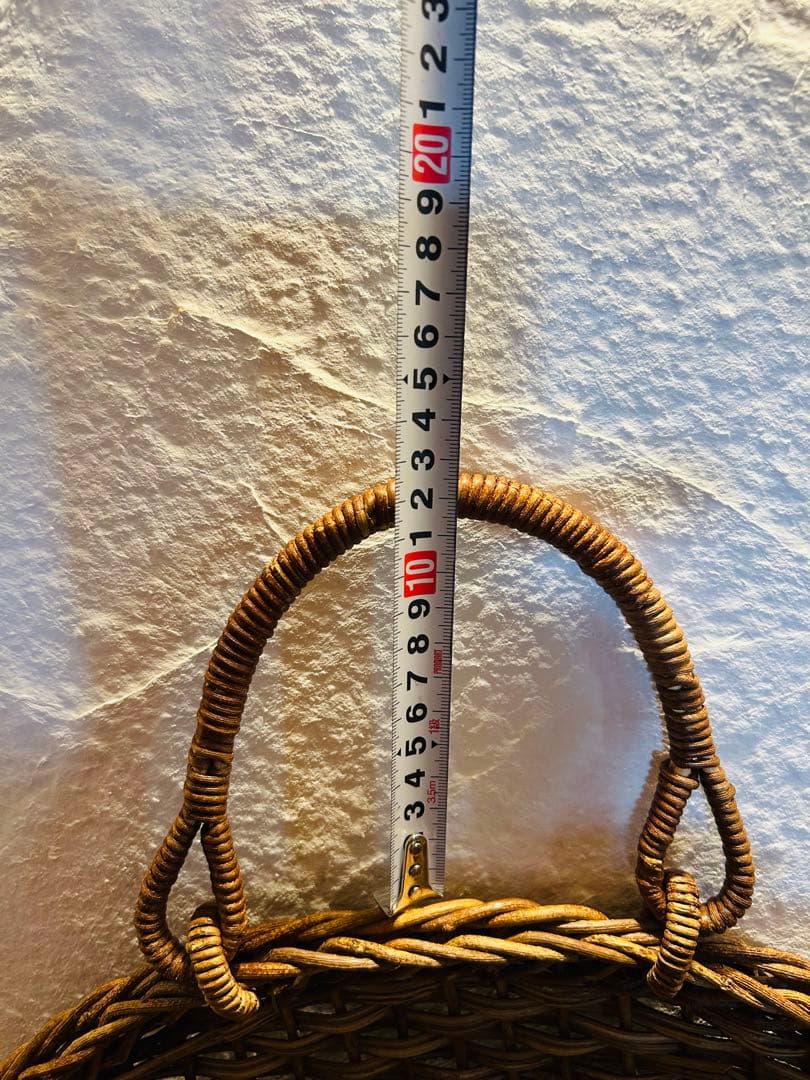 職人手作り あけびつる編み 手提げカゴ