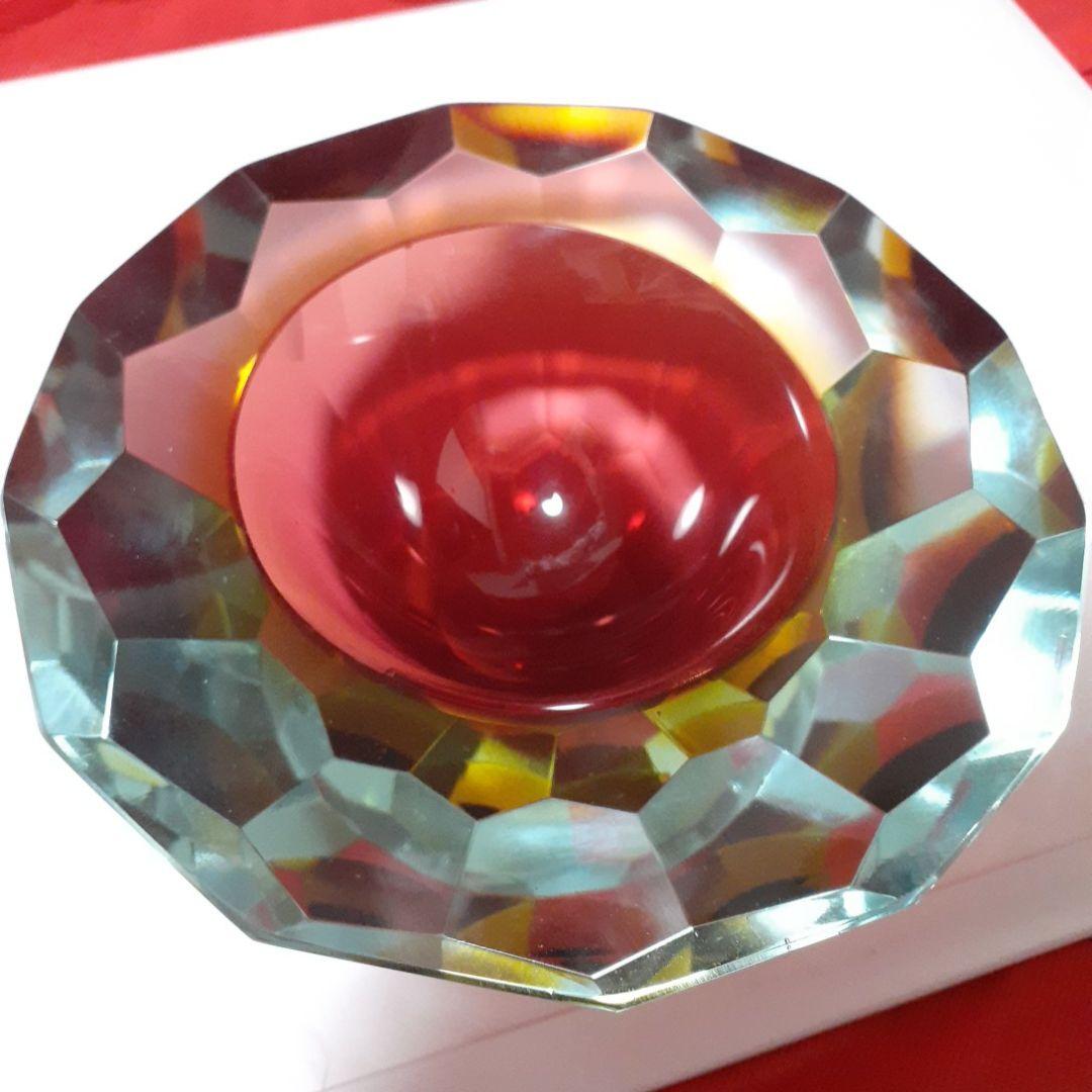 高級アッシュトレイ イタリア ムラーノガラス 2.9kg - メルカリ