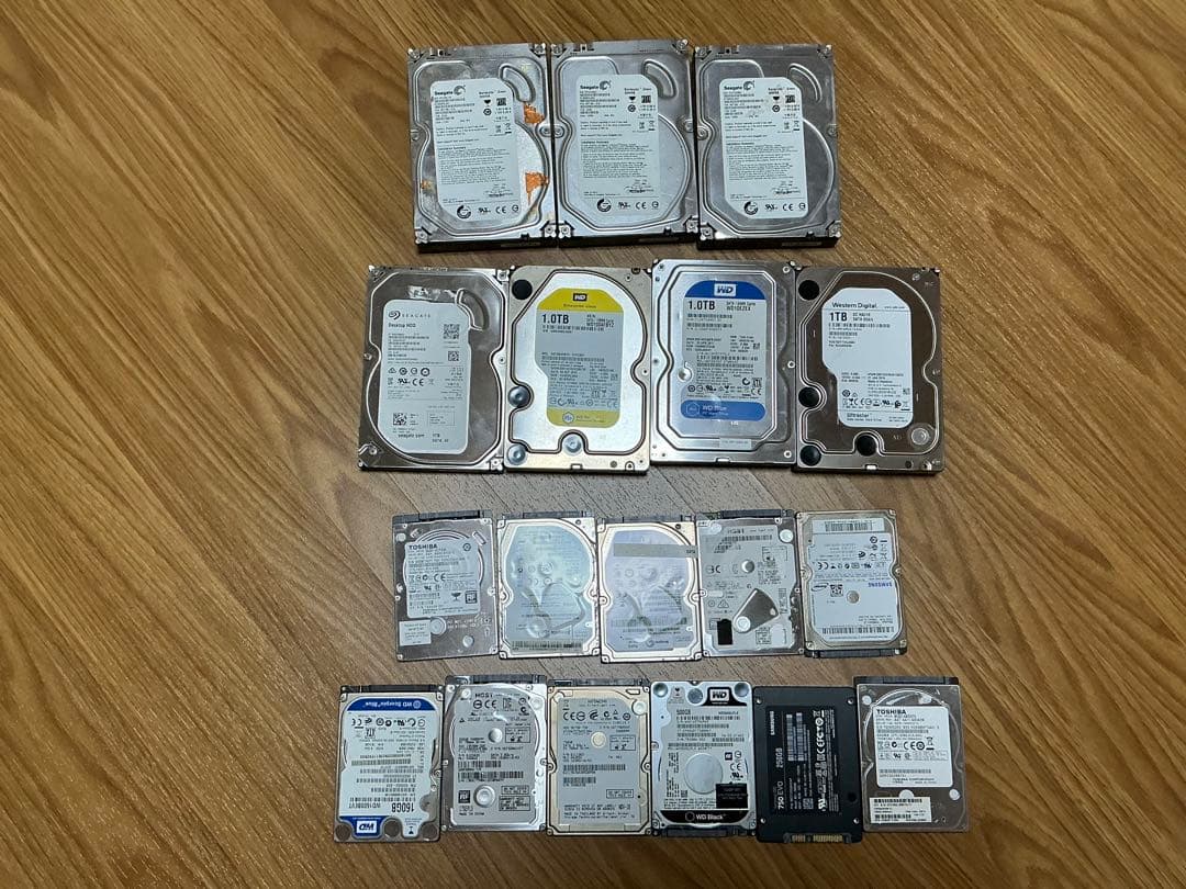 HDD ★まとめて18個セット★初期化済み 完全ハードディスク抹消18 [BOXパッケージ] | ジャングルストア