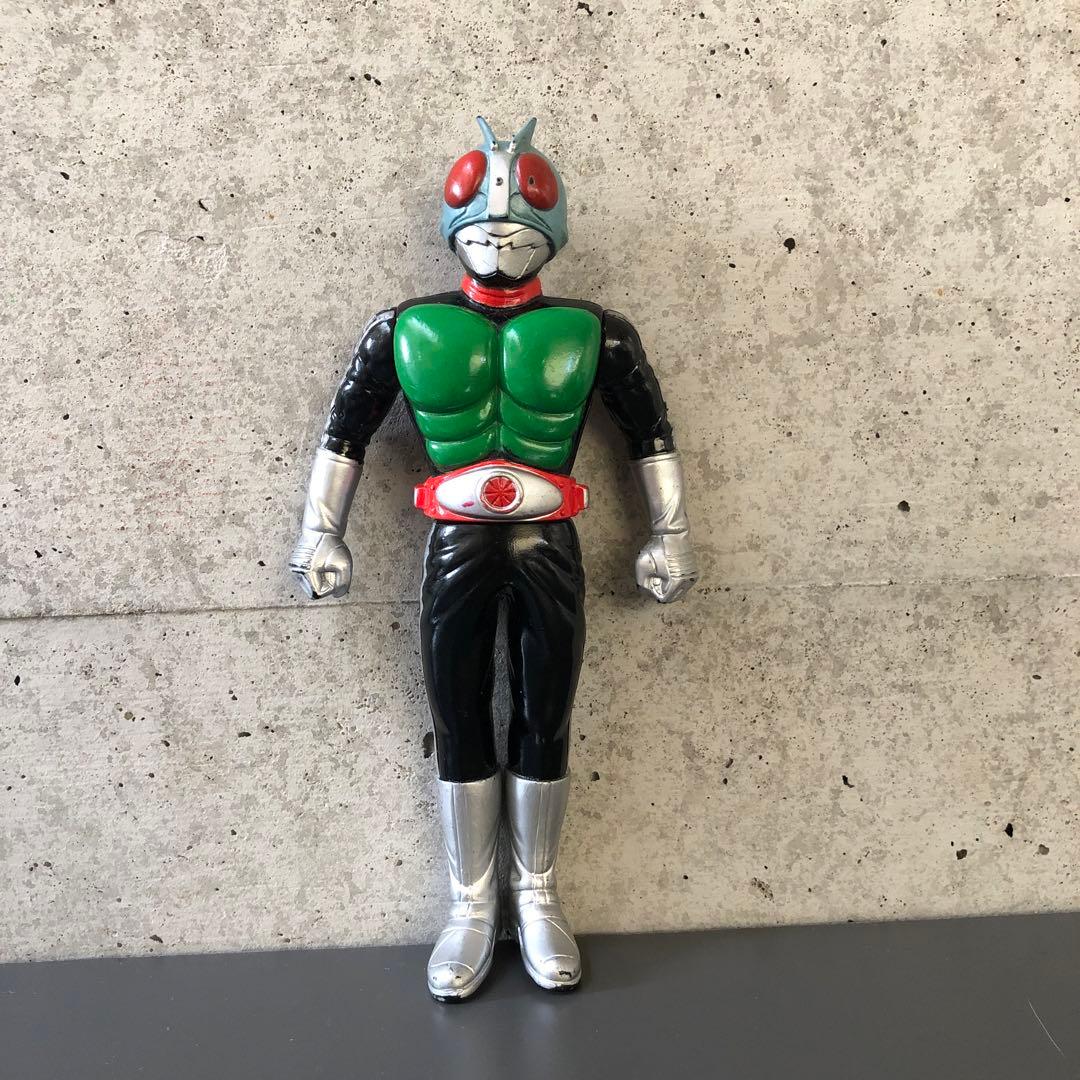 仮面ライダー1号 ソフビ フィギュア バンダイ 1989 当時物 - メルカリ