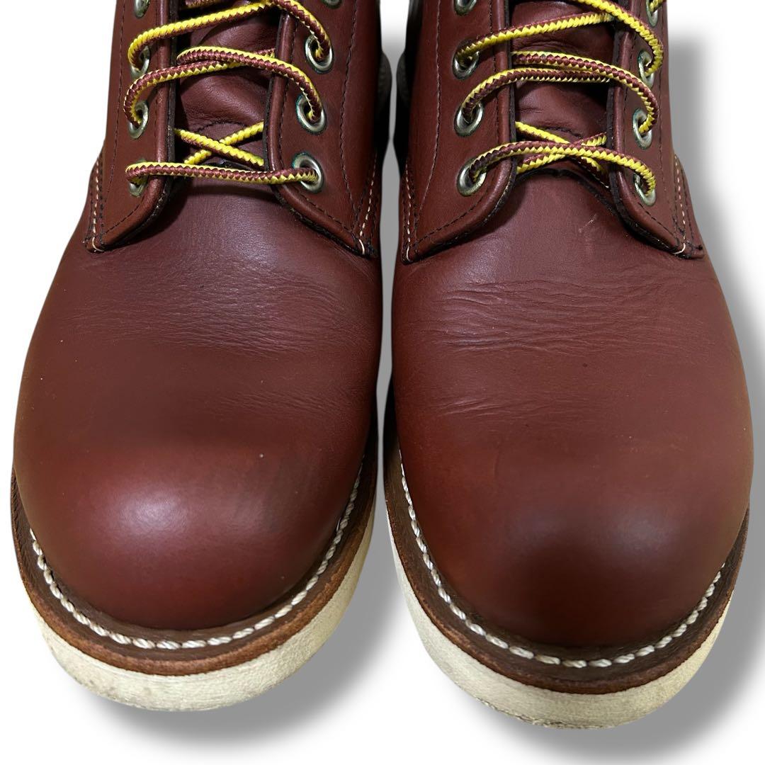 【美品】26.5cm RED WING 9105 ワークブーツ プレーントゥ