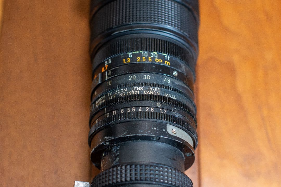 Canon B4レンズ J8x6B 6-48mm F1.7 + MFTアダプター - メルカリ