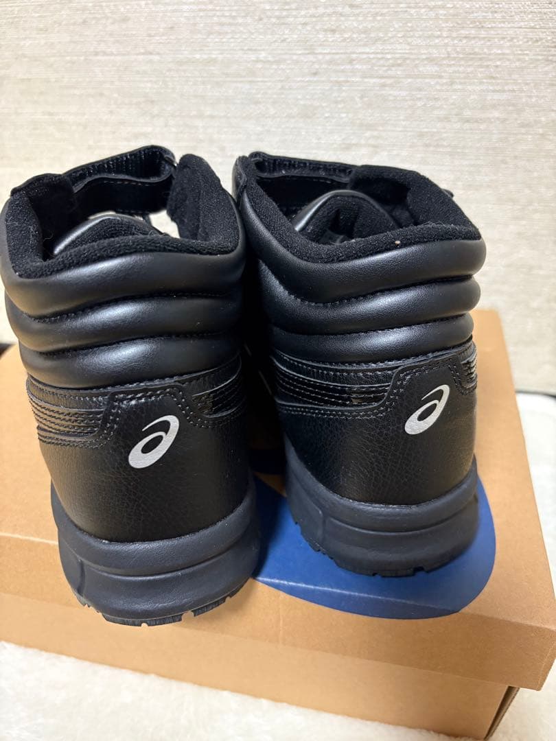 ASICS ブラック 安全靴 ウィンジョブCP302 25.5cm