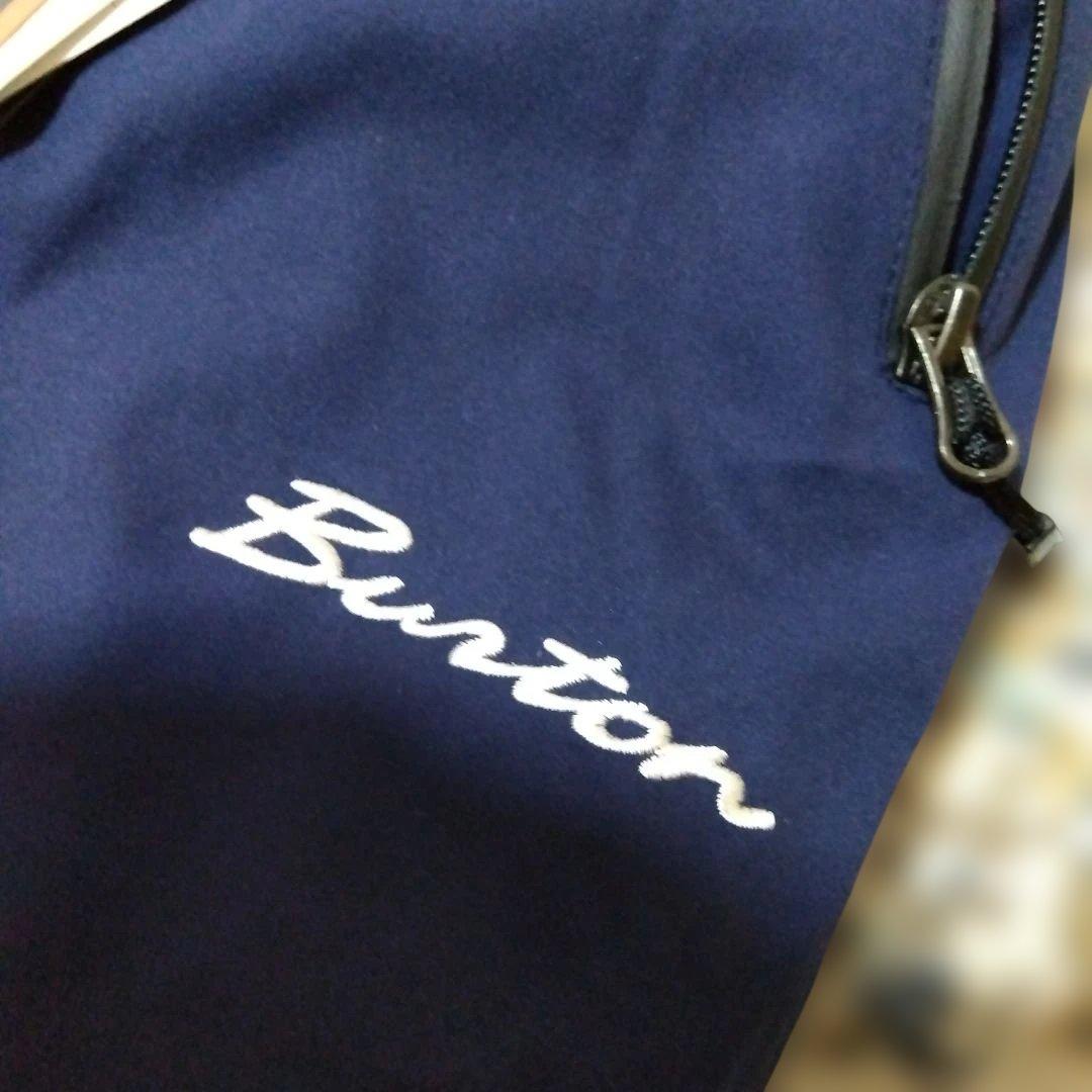 Burton ネイビー レディース M-L サスペンダー取外可能 スノーボード