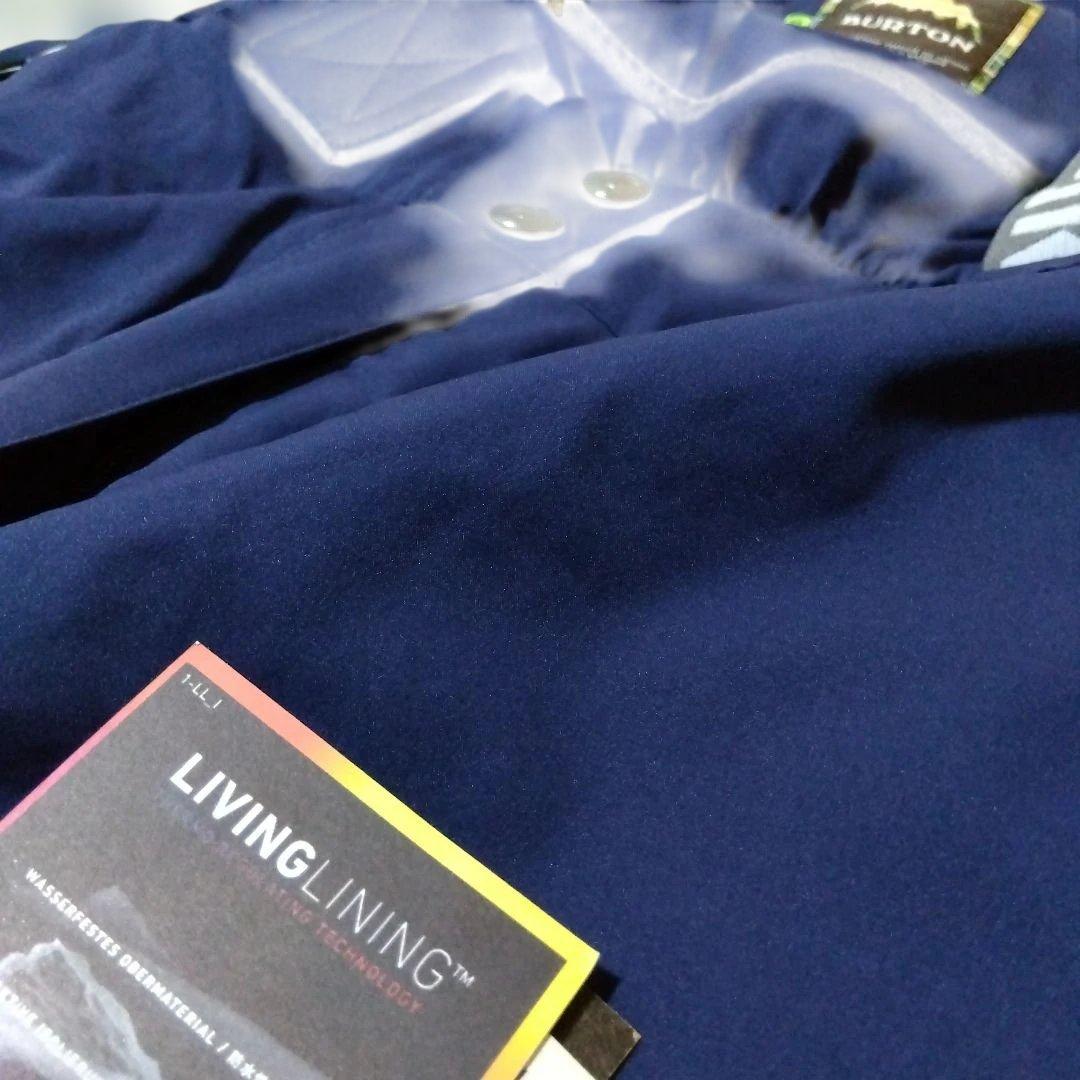 Burton ネイビー レディース M-L サスペンダー取外可能 スノーボード