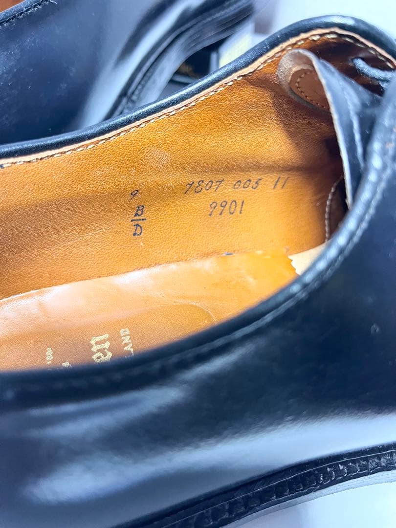 ☆極美品☆Alden 9901 US9D コードバン プレーントゥ 純正ツリー付