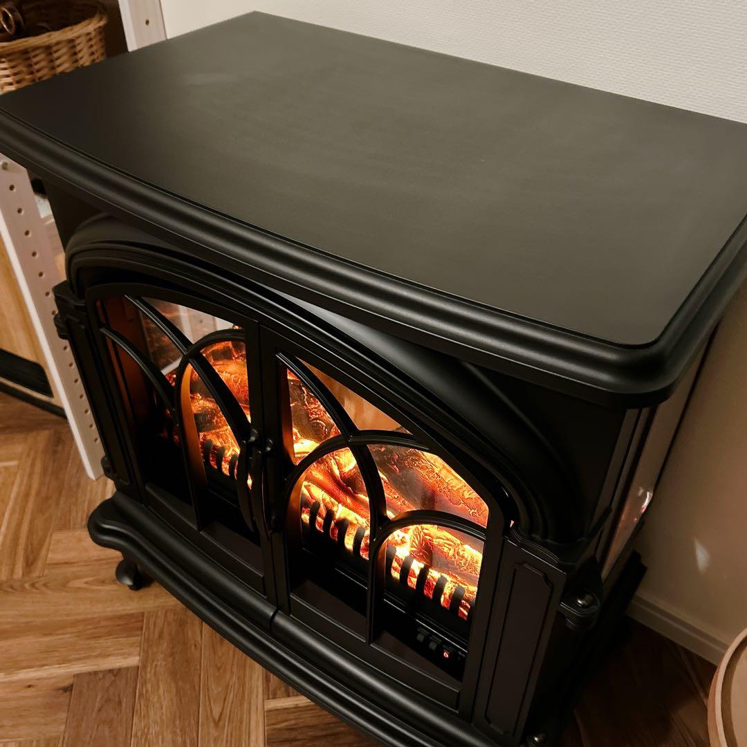ニトリ ワイド暖炉型ファンヒーター BLT-999B-3-BK 2018年製 - メルカリ
