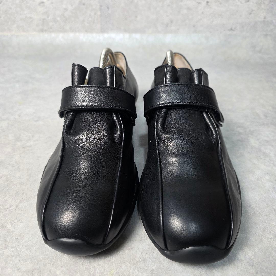 マーガレットハウエル レザー ローファー ベルト ブラック 24.5cm