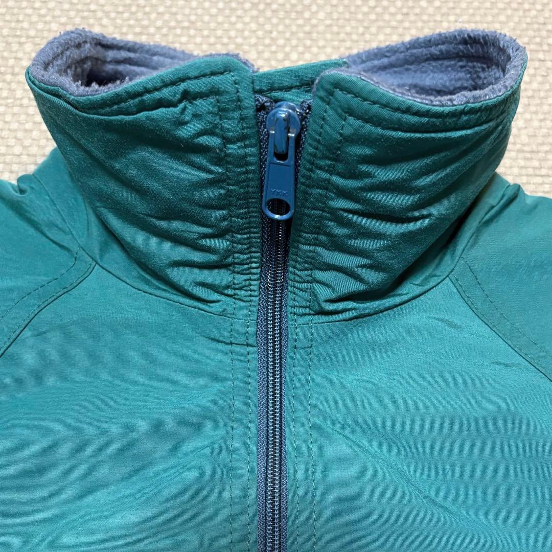 【極美品/USA製】90s L.L.Bean ウォームアップジャケット 緑 M