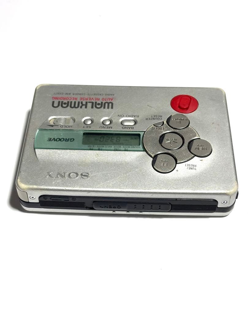 3点セットSONY ラジオ カセットウォークマン WM-GX677 整備品①