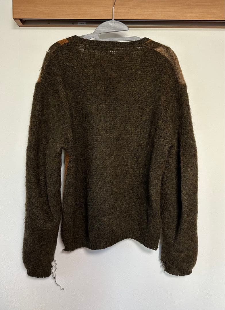 vintage モヘアニット　Ｖネックニット　60s カーディガン　深水光太