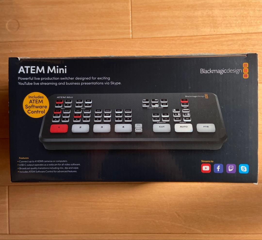 BlackmagicDesign ATEM Mini スイッチャー Blackmagic Design ATEM Mini スイッチャー 動画配信 ブラックマジック