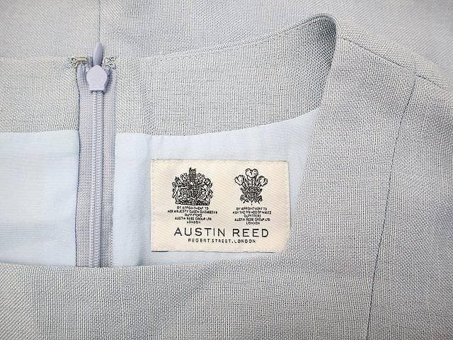 オースチンリード Austin Reed スクエアネック フラワー刺繍ワンピース