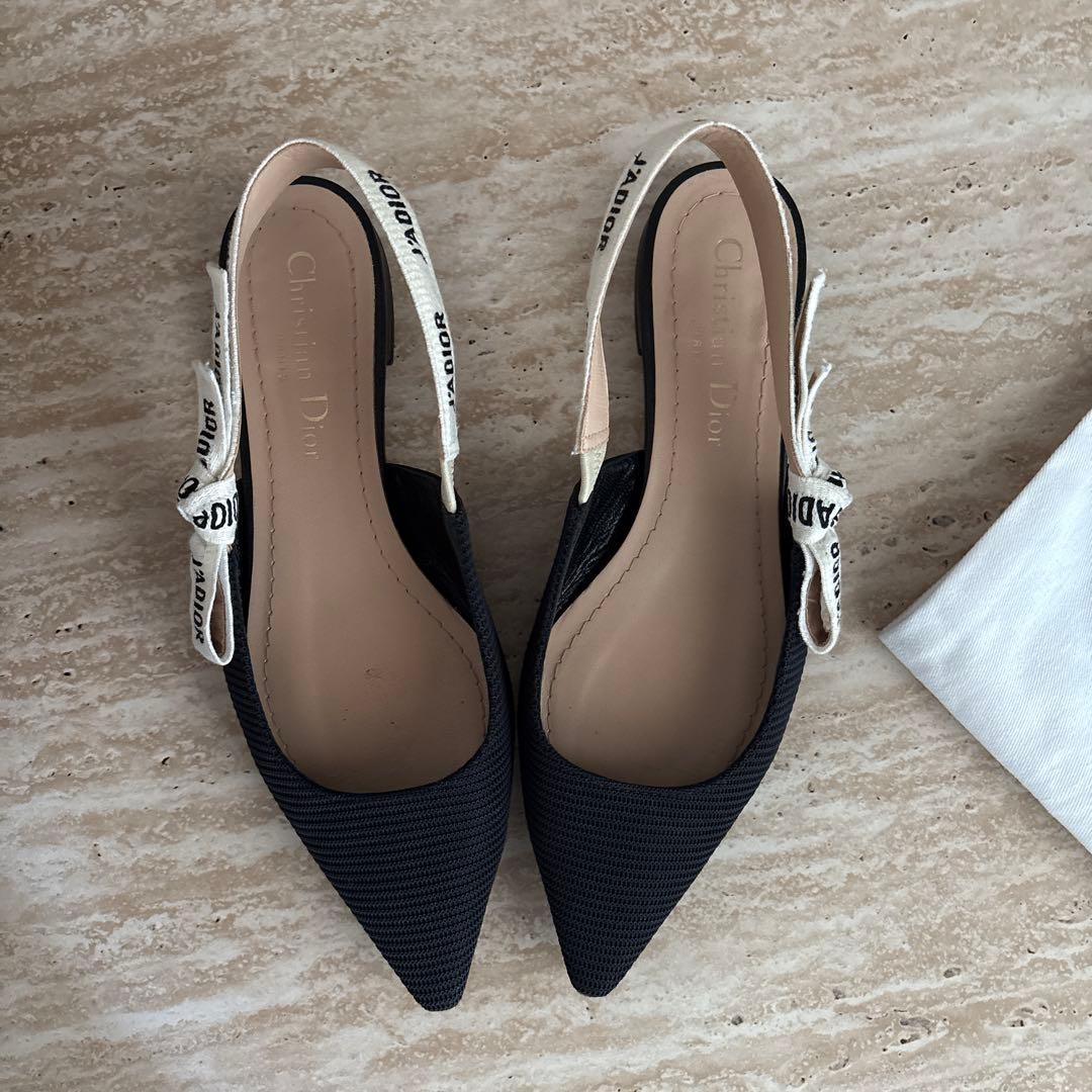 ディオール J'Adior スリングバックフラット サンダル 35 1/2 - メルカリ