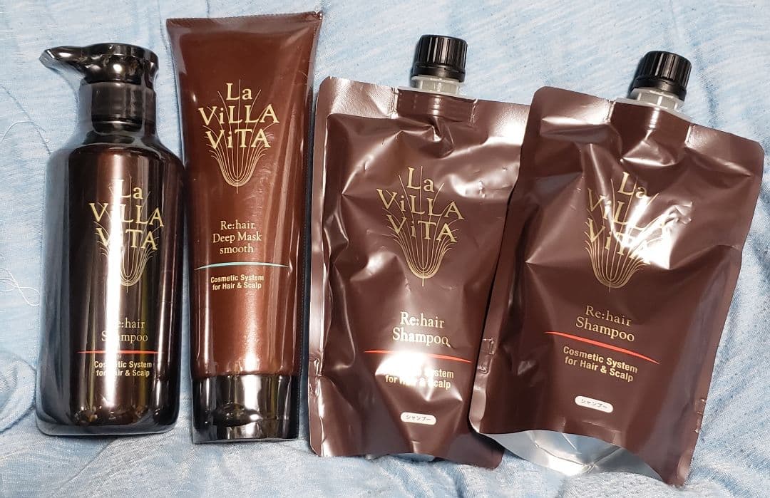 LA villa vita ラ・ヴィラ・ヴィータ シャンプーレフィルセット 楽天市場】ラ・ヴィラ・ヴィータ シャンプー＆スムースマスク ギフト