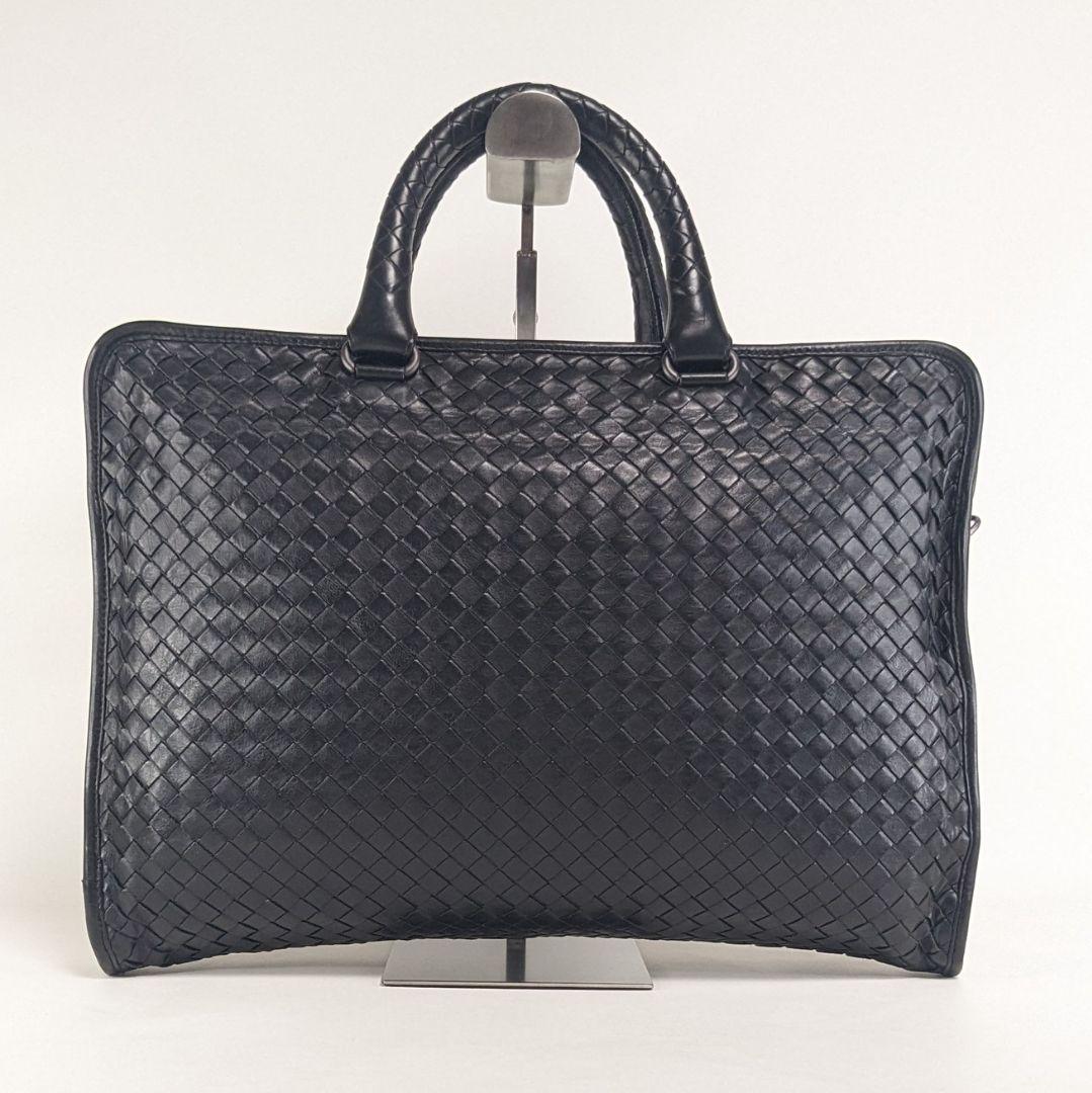 美品 ボッテガベネタ イントレチャート ビジネスバッグ ブリーフケース